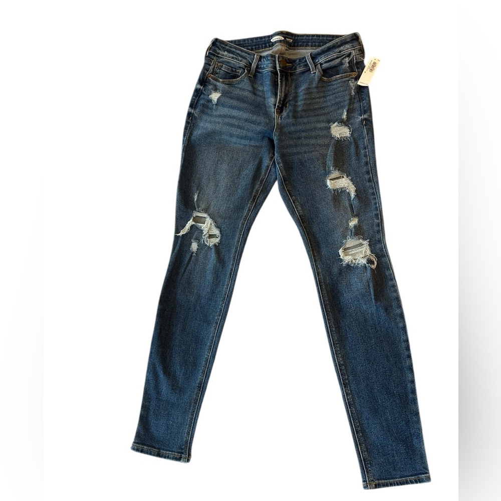 Old Navy Rockstar Super Skinny Distressed Jeans